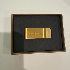 David Yurman Luxurious Gold Money Clip